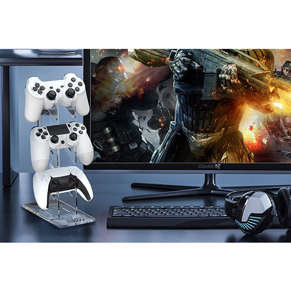 Game Controller Enhance Gaming with 3 Tier Controller Holder & Headset Stand for PS5 PS4 Switch & STEAM