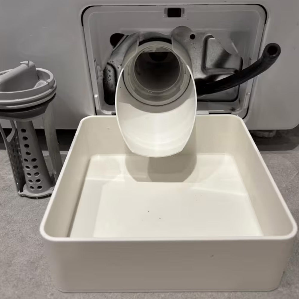 Raised Edge Washing Machine Drain Pan Set for Samsung LG Bosch Siemens