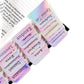 3 Set of Laminated Bible Tabs Easy to Read and Apply Bible Tabs Bible Index Tabs