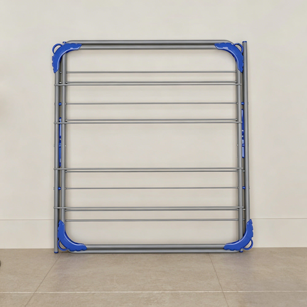 Triple Folding Clothes Drying Rack Space-Saving Portable Laundry Stand for Indoor Outdoor