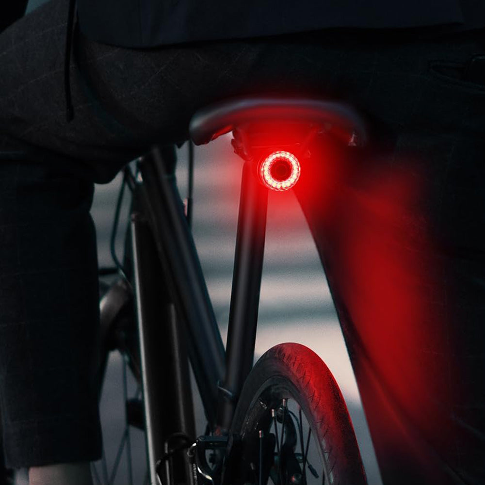 Bike Smart Taillight Auto Brake Sensing Rear Light Warning Saddle Light