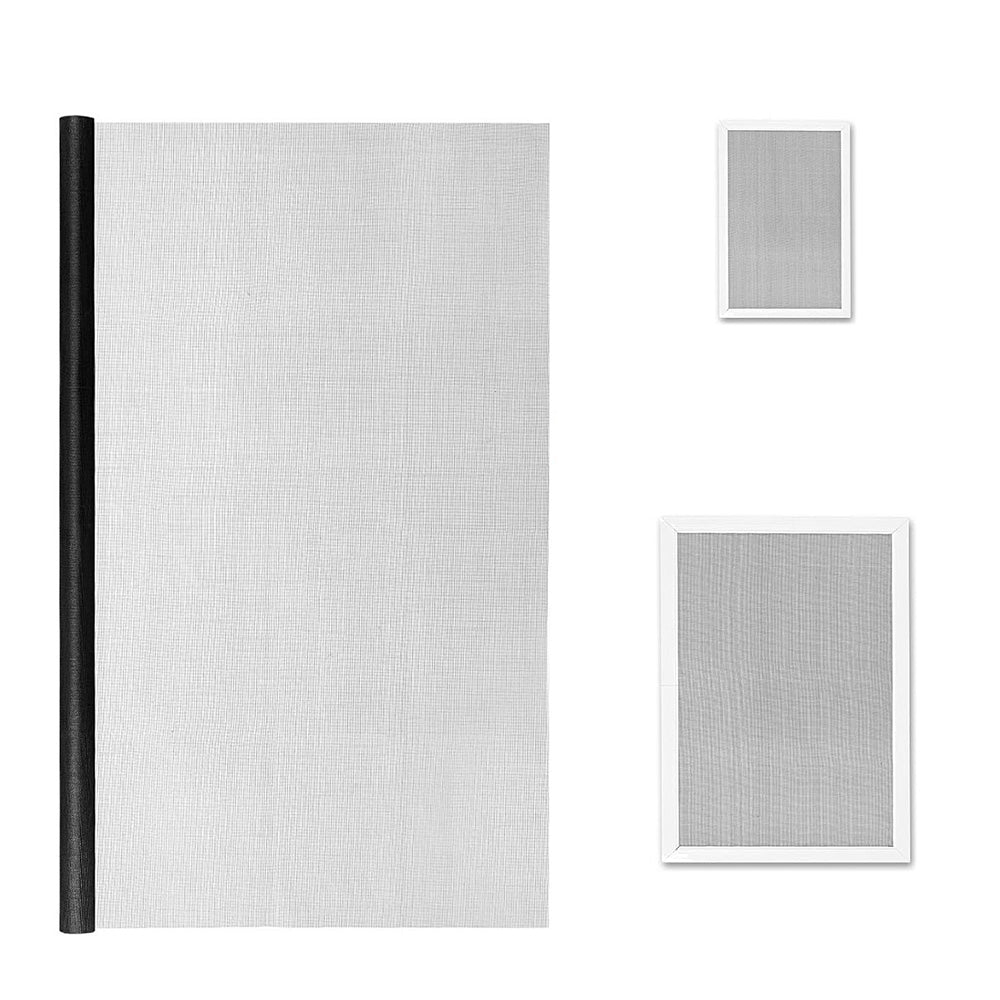 DIY Window Screen Repair Kit Fiberglass Mesh with Tools for Doors Patio Porch