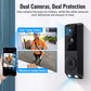 1080p FHD Security Video Dual Camera Doorbell Camera Smart AI Detection Doorbell