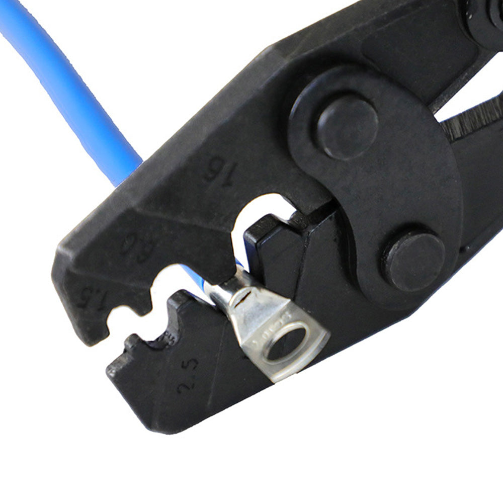 1.25 to 16mm2 Ratchet Cable Lug Crimping Tool for Uninsulated Terminals