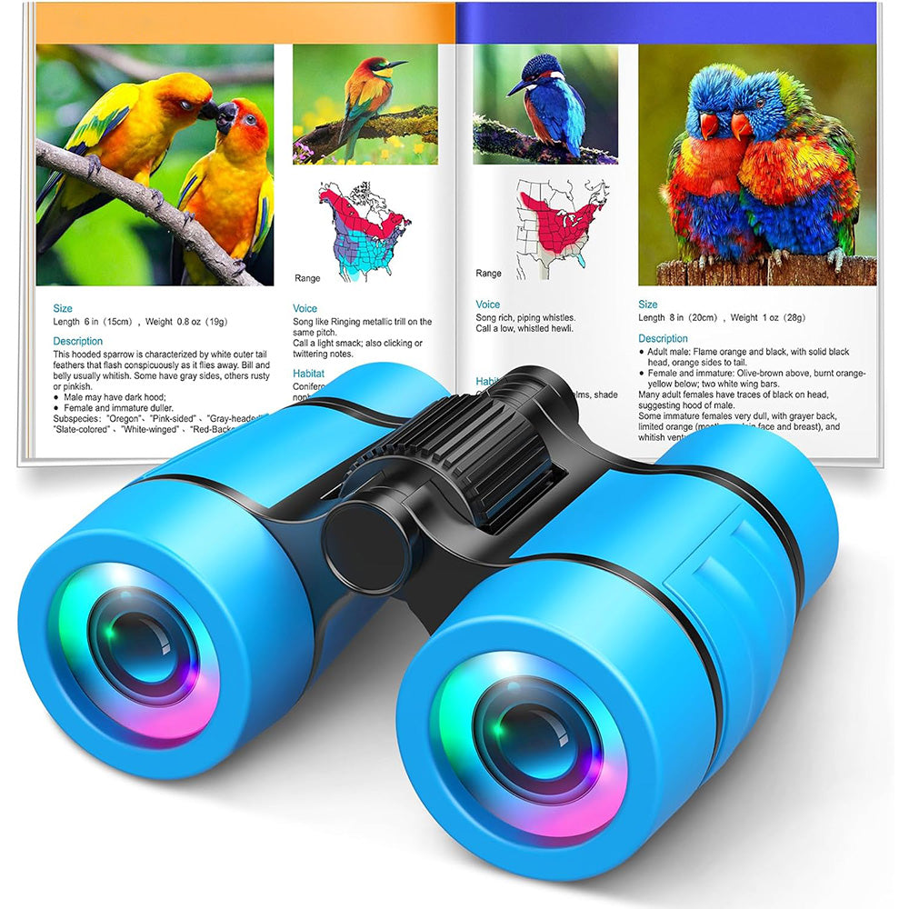 Kids Binoculars Adjustable Lightweight Telescope Toy for Birds Watching