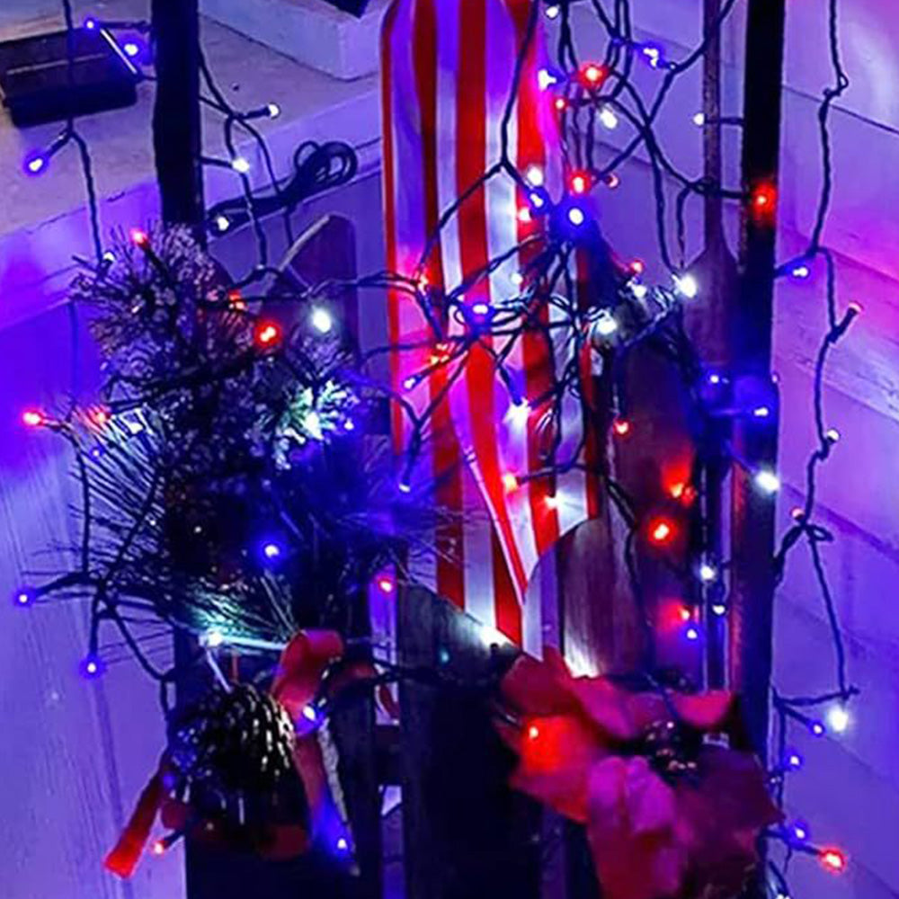 Solar String Lights 200 LED Waterproof with 8 Modes for Patio Yard Tree Garden