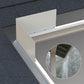4Pcs Gutter Valley Splash Guards Rain Drip Gutter Guard for House Shingle Roofs Corner