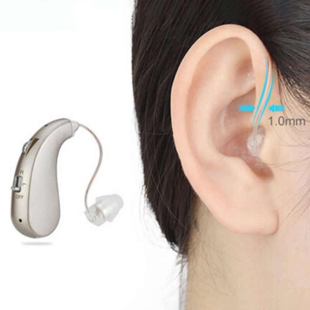 Hearing Aid for Seniors Rechargeable Hearing Amplifier Noise Canceling