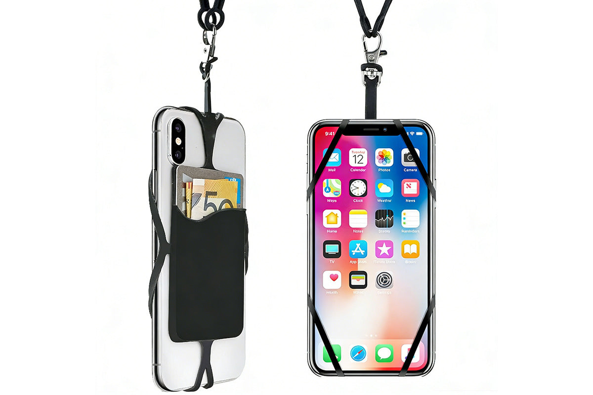 4PCS Universal Cell Phone Lanyard With Adjustable Neck Strap And Card Holder