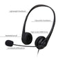 3.5mm Jack Wired Headsets with Microphone for Computer USB Wired Headphone