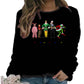 Women's Christmas Movie Characters Friends Inspired Print Jumper