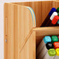 Wooden Desk Organizer with Drawers Art Supplies Storage Desktop Stationary