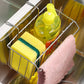 Stainless Steel Kitchen Sink Hanging Storage Basket Rack with Crossbar Rack