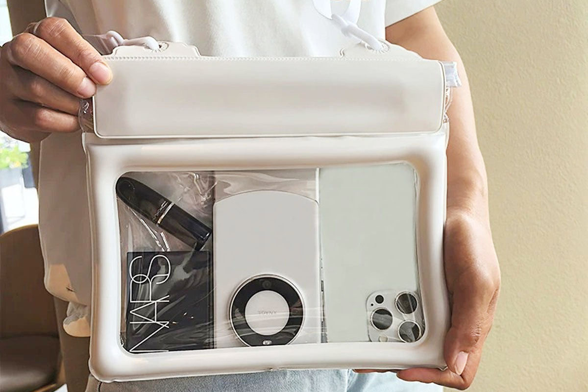 2pcs Large Waterproof Phone Pouch Triple Seal Lock Touch Screen
