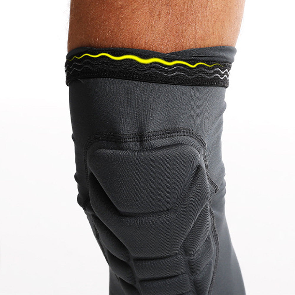 2Pcs Knee Calf Padded Knee Braces Knee Sleeve Calf Shin Guard-Grey