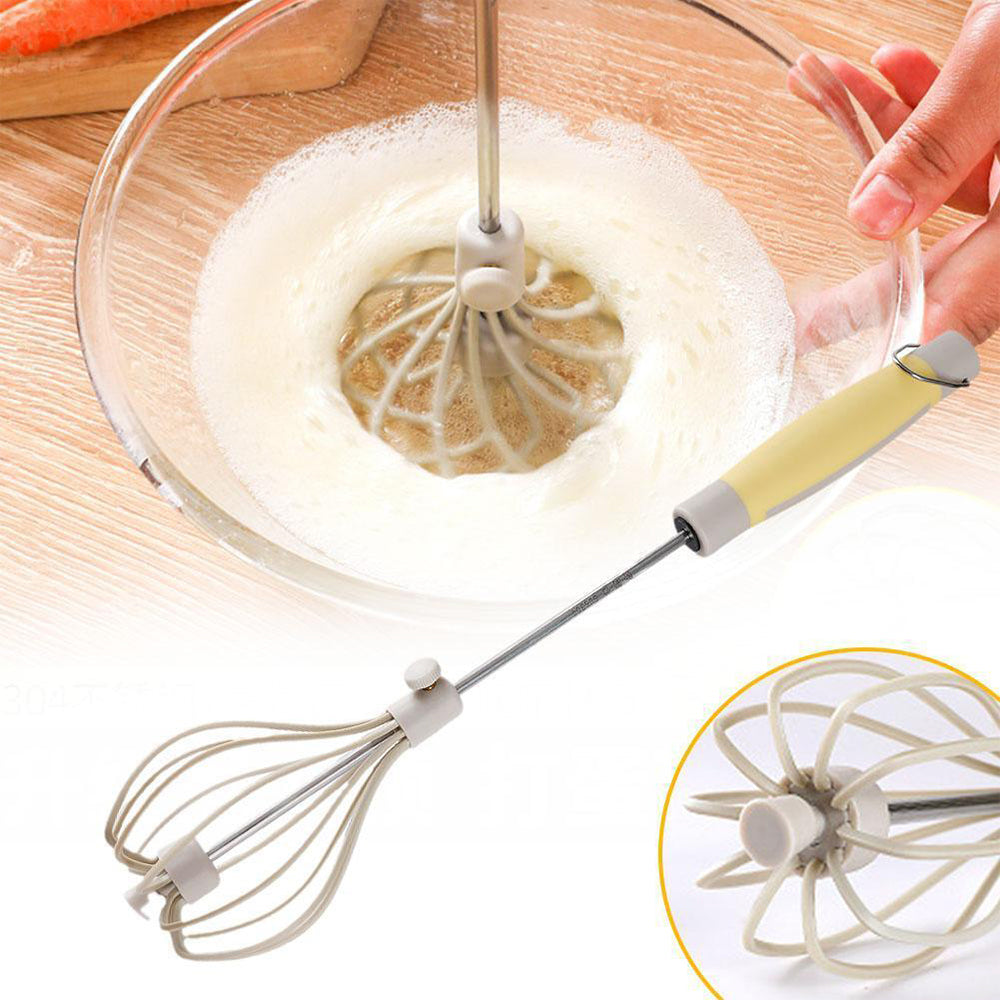 Stainless Steel Press Semi-Automatic  Egg Mixer