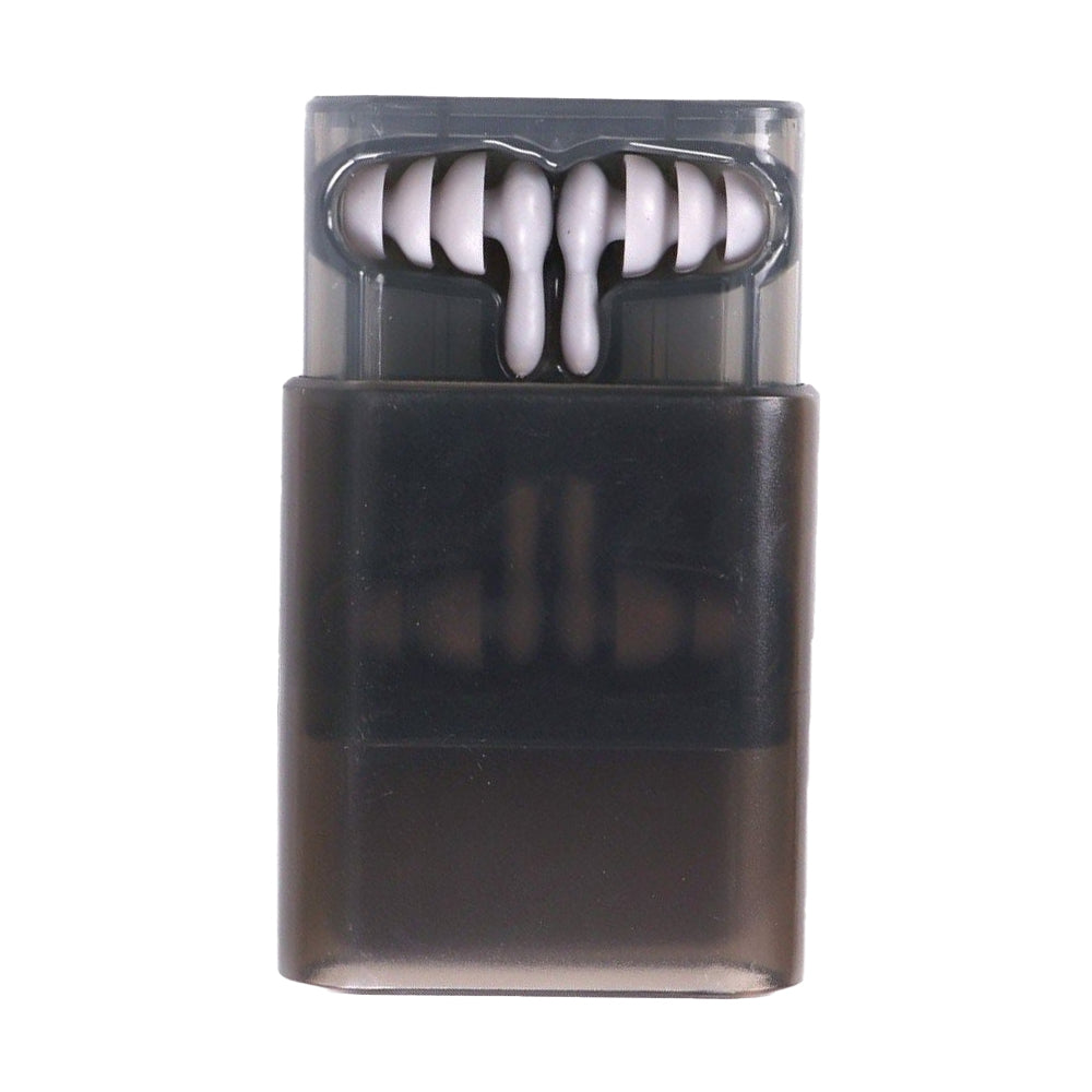 2 Pairs Soft Silicone Noise Reduction Ear Plugs with Storage Container Box