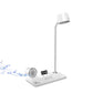 4 in 1 LED Desk Lamp with Wireless Charger Bluetooth Speaker and Alarm Clock