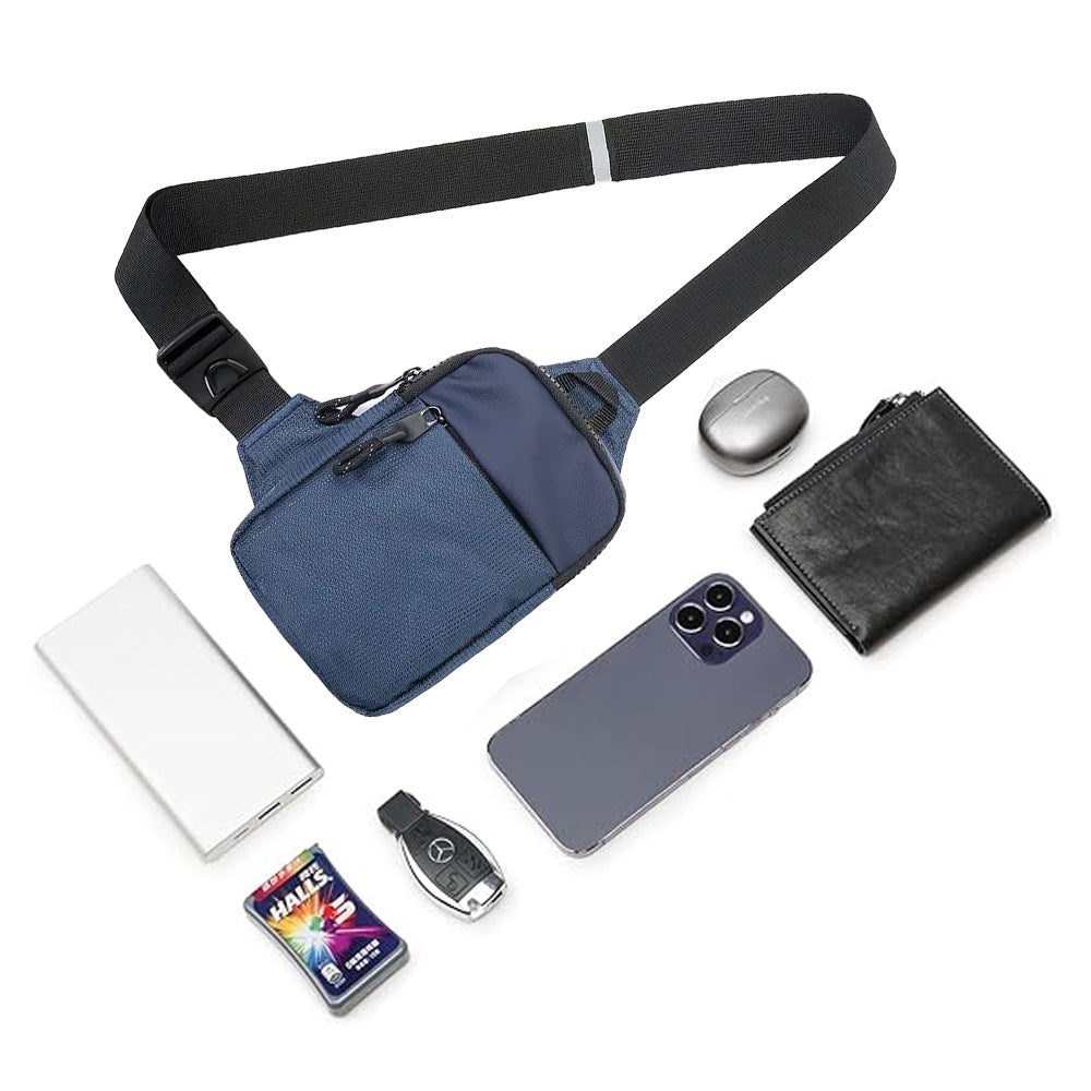 Travel Sling Bag Crossbody Bag Water-resistant Chest Bag for Men