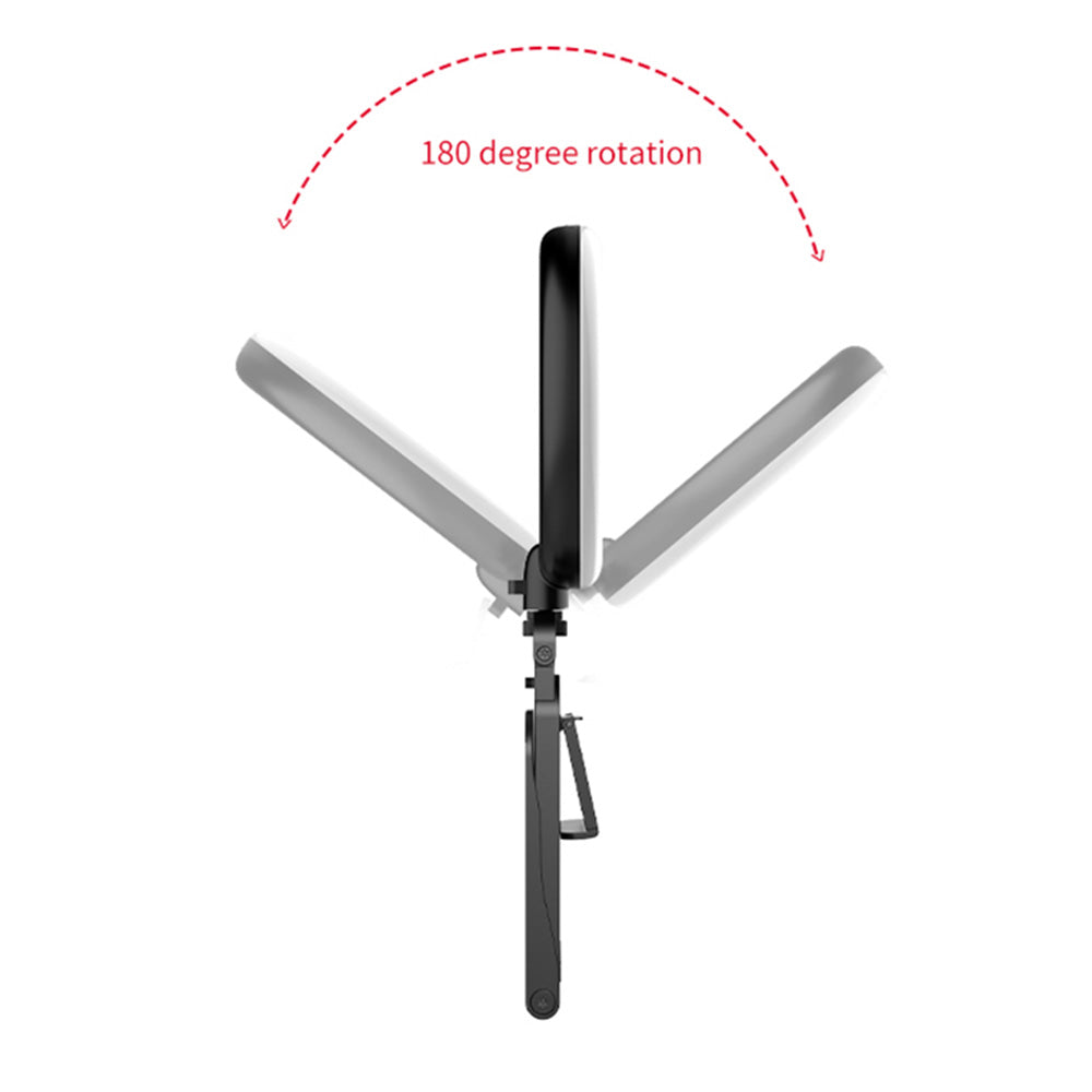 3 Colour Dimmable Rotatable 5 inch LED Ring Light Phone Holder Roundel Stand