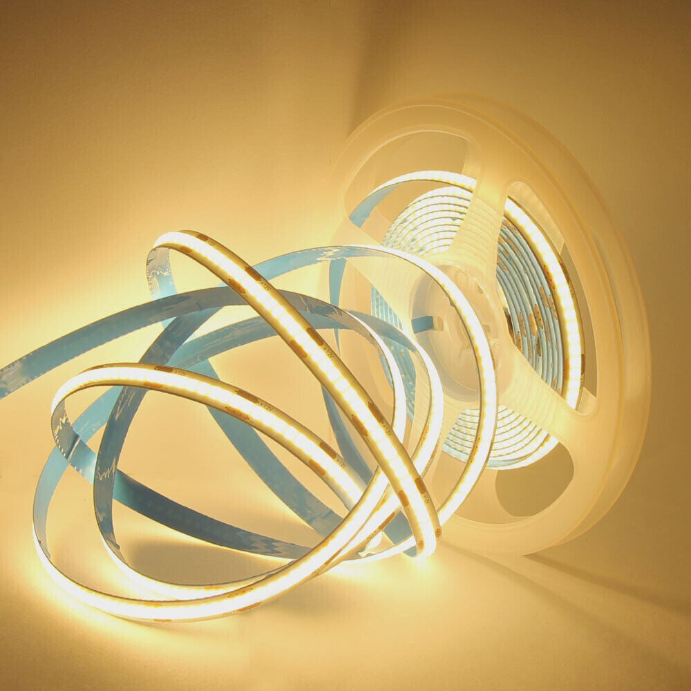 5V USB LED Light Strip COB LED Strip Lights for TV Under Cabinet