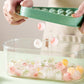 2-Tier Ice Cube Tray Mold with Press-Release Lid and Storage Box for Kitchen