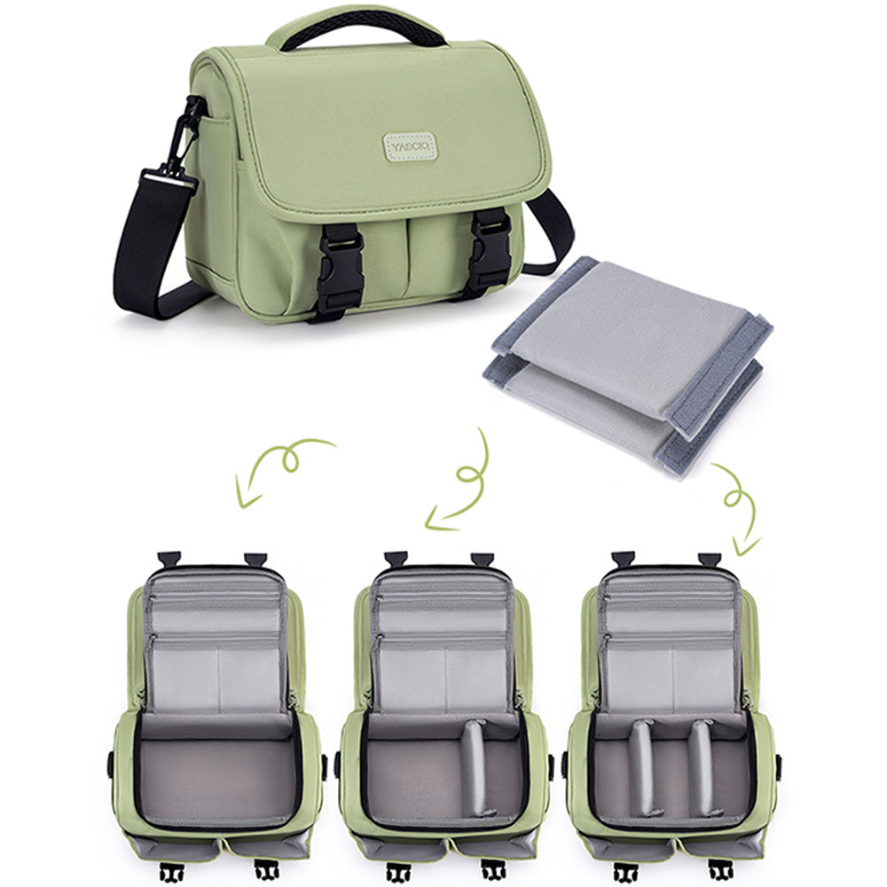 Camera Shoulder Bag Mint Green for Mirrorless and DSLR