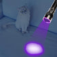 365nm Black Light UV Flashlight With LCD Display Rechargeable Torch Lamp