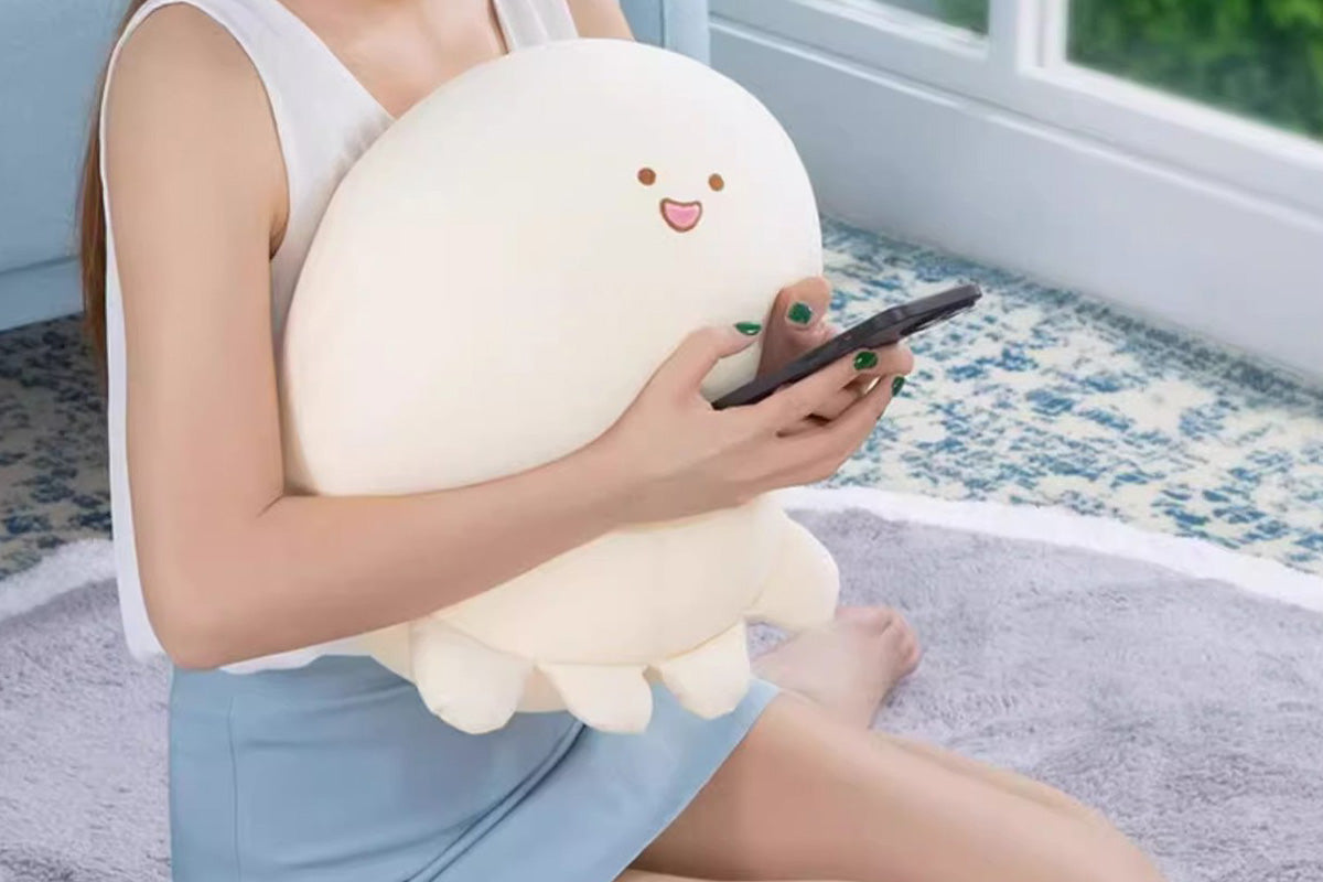Hugging Pillow Octopus Plush Doll Cooling Stress Relief Sleeping Companion