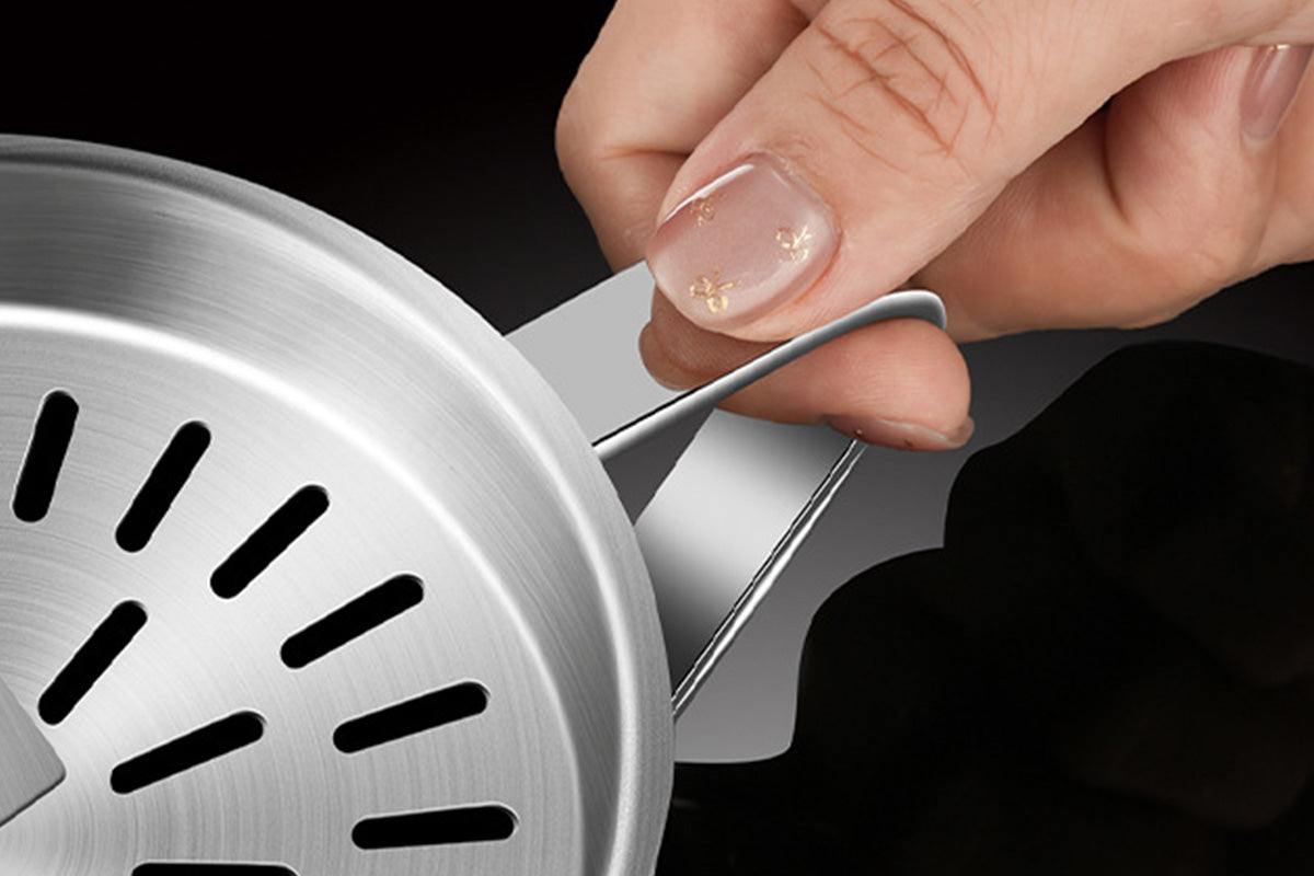 304 Stainless Steel Egg Separator with Glass Lid