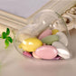 10Pcs Christmas Heart-Shaped Plastic Baubles Fillable Clear Balls Xmas Tree Decor