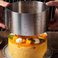 6-12 Inch Cake Mold Round Adjustable Stainless Steel Baking Cake Ring for Mousse