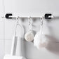 10 Pcs No Drill Curtain Rod Holder Self Adhesive Hook for Smooth Surface