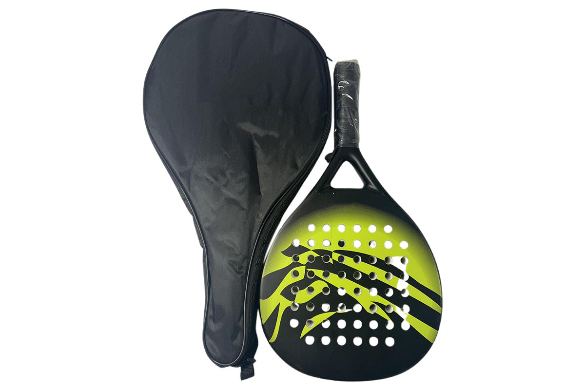 Carbon Fiber Paddle Tennis Racket with EVA Core and Carry Bag for Beach or Court
