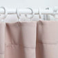 1-Pair Clip-On Curtain Rod Holder No-Drill Window Frame Mount for Dorm Room