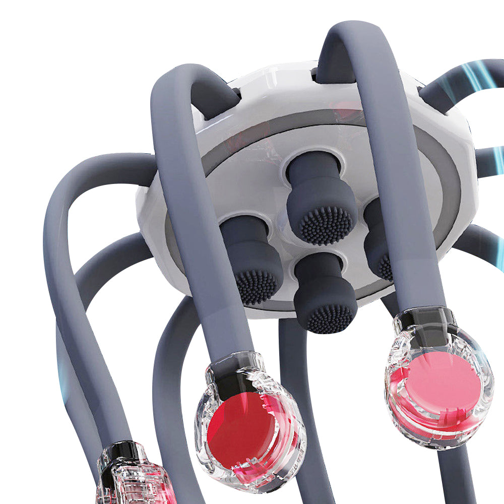 Electric Head Massager with 5 Massage Modes and Timing