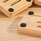 2PCS Wood Soap Dish Storage Soap Holder Soap Tray For Home Bathroom