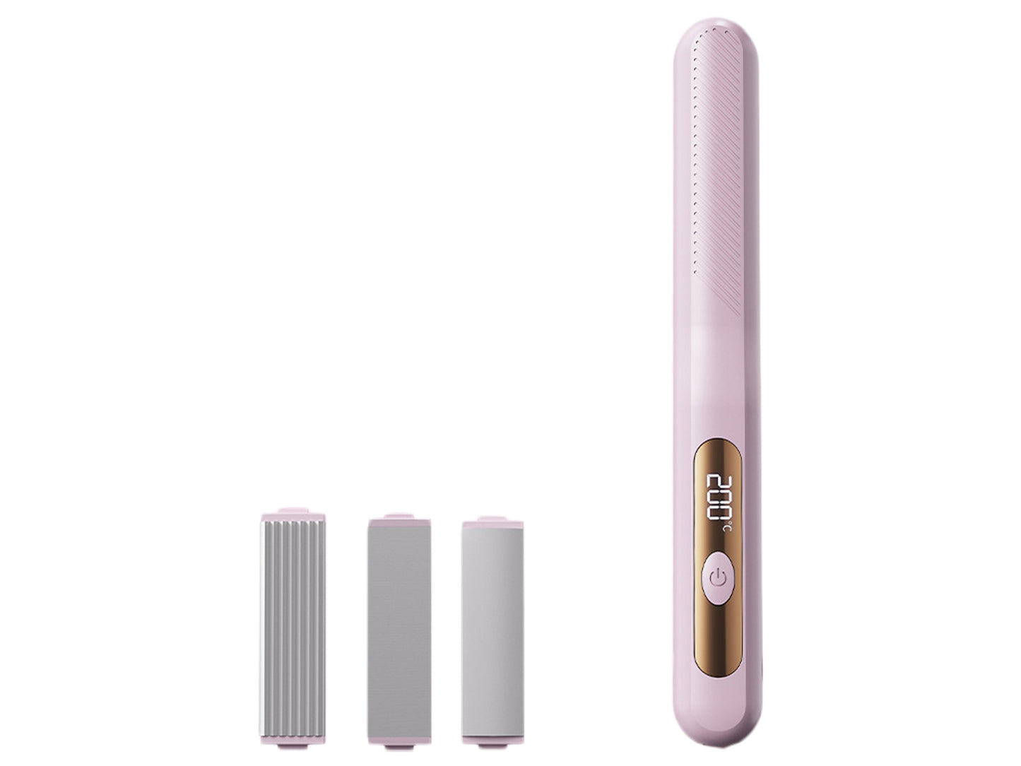 3 in 1 Hair Crimper Hair Straightener Interchangeable Plates with Gloves
