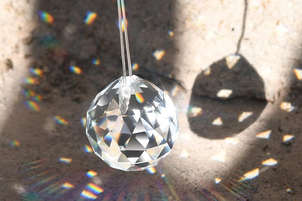 10Pcs Clear Crystal Pendants Crystal Glass Chandelier Prism for Curtain Lamp Garden