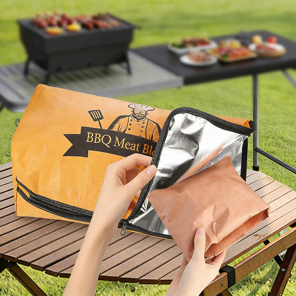 BBQ Blanket for Resting Meat Smoker Meat Reusable Insulated Meat Resting Bag