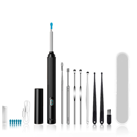 3.5mm Wireless Ear Wax Remover Tool Kits with 6 LED Lights