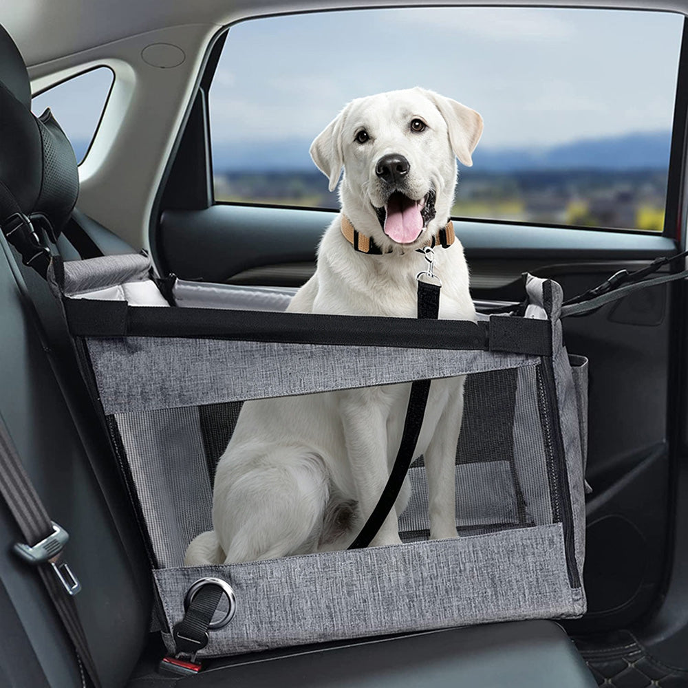 Foldable Water-resistant Dog Auto Seat Pad for Small and Medium Dogs