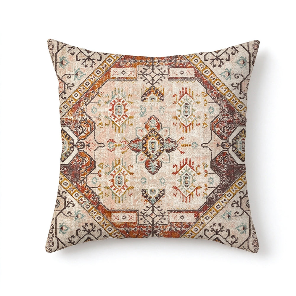 Bohemian Short Plush Decorative Throw Pillow Cover 45x45cm