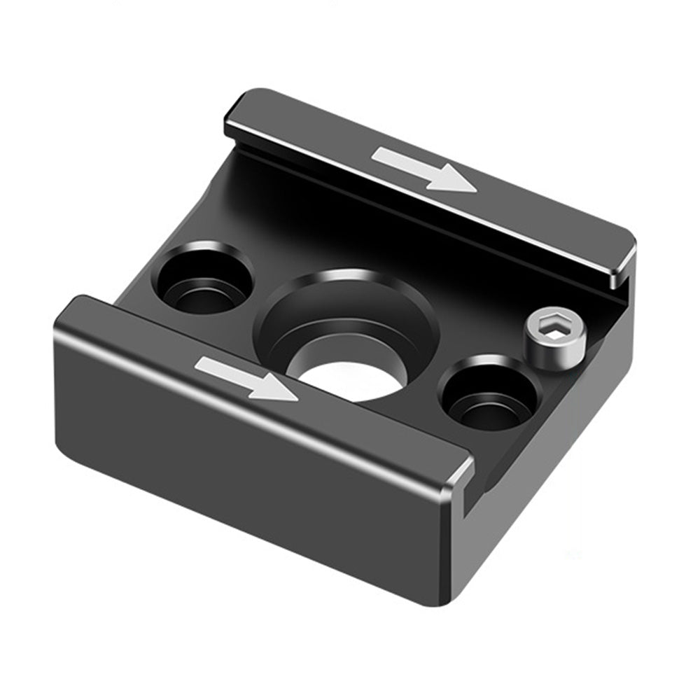 Cold Shoe Mount Adapter Cold Shoe Bracket with 1/4" Thread Hole for Camera DSLR Flash LED Light Monitor Video