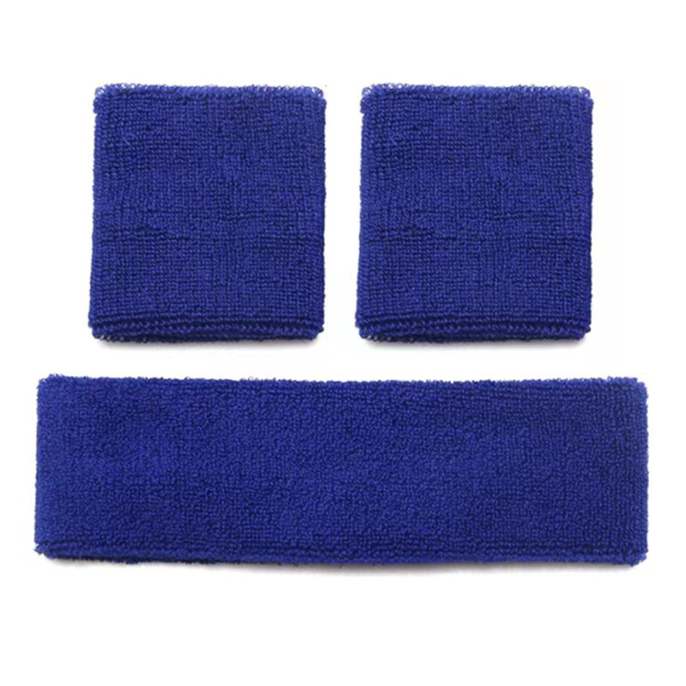 2 Pack Sweatbands Sports Headband for Tennis Badminton Yoga