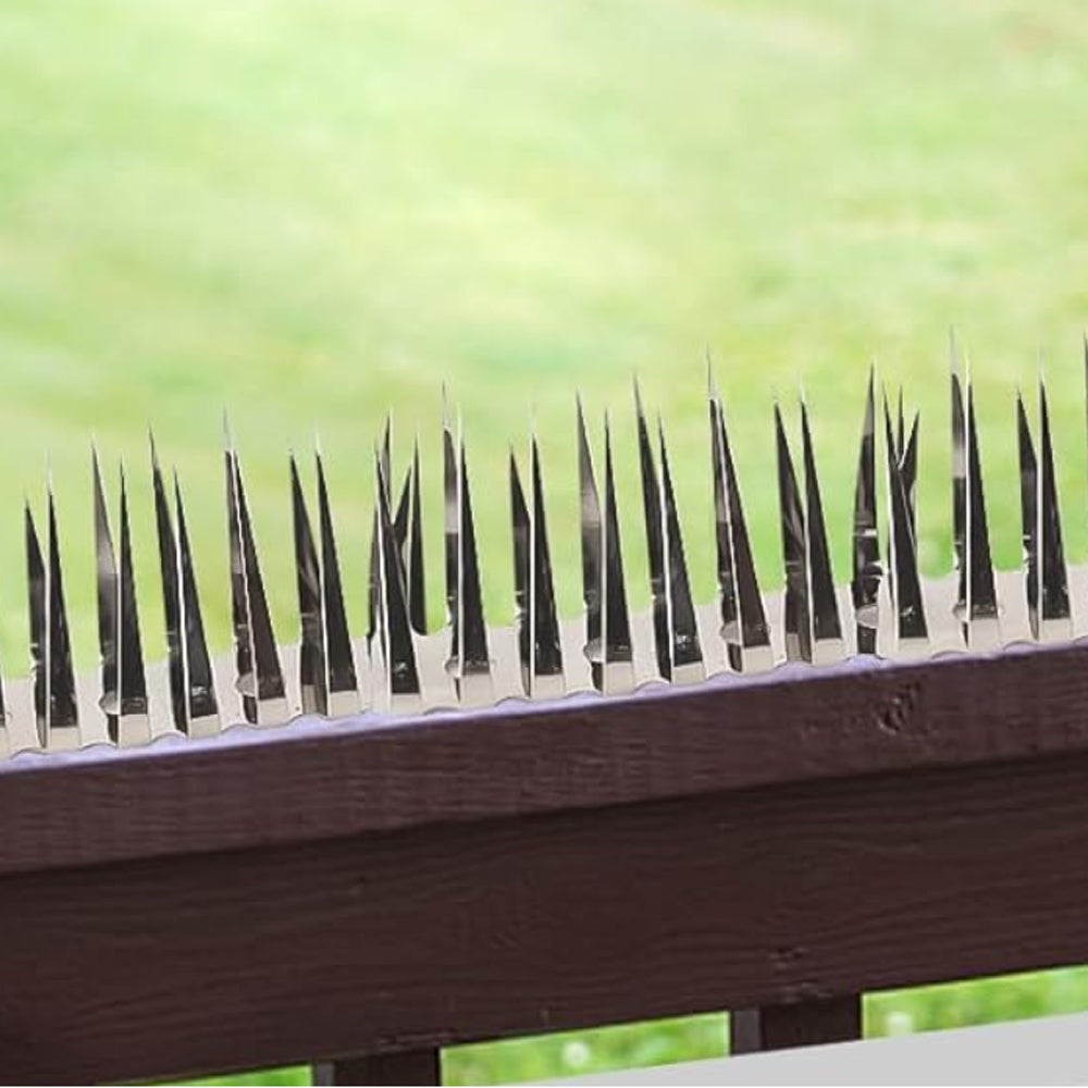 3Pcs Trimmable Stainless Steel Bird Spikes for Outdoor Pigeons and Other Small Birds