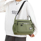 Multi-Pocket Men's Crossbody Shoulder Bag for Outdoor Travel and Commuting