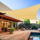 Outdoor Sun Shade Cloth Heat Resistant HDPE Sun Shade With Grommets