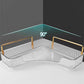 2 Tier Corner Bathroom Counter Makeup Storage Rack