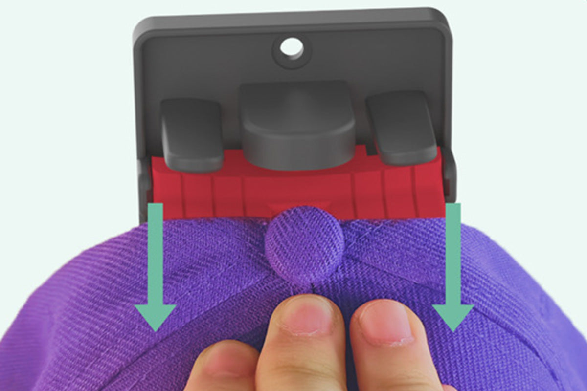 Hat Organizer Built In Spring Clips For Baseball Caps Wall Mount Closet Hat Rack Holder